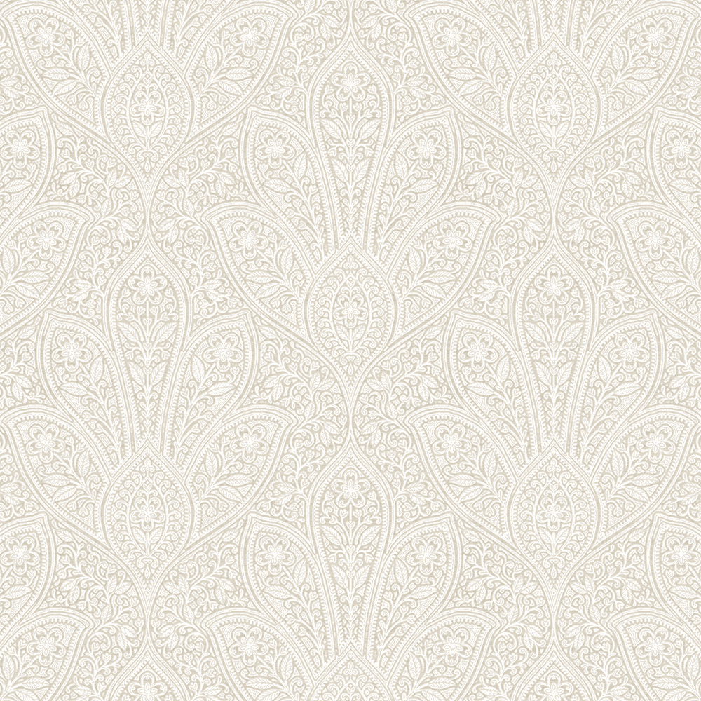 Patton Wallcoverings FH37547 Farmhouse Living Distressed Paisley Wallpaper